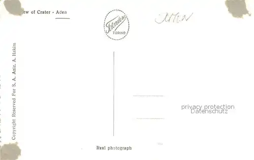 AK / Ansichtskarte Aden View of Crater Aden