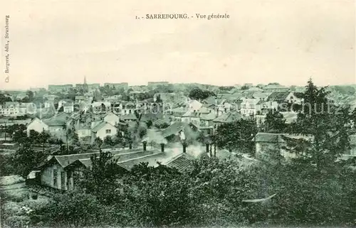 AK / Ansichtskarte Sarrebourg Vue generale Sarrebourg