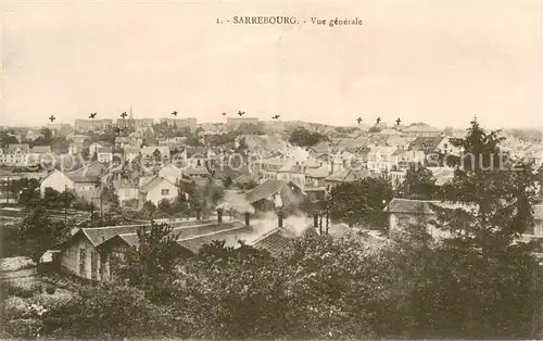 AK / Ansichtskarte Sarrebourg Vue generale Sarrebourg