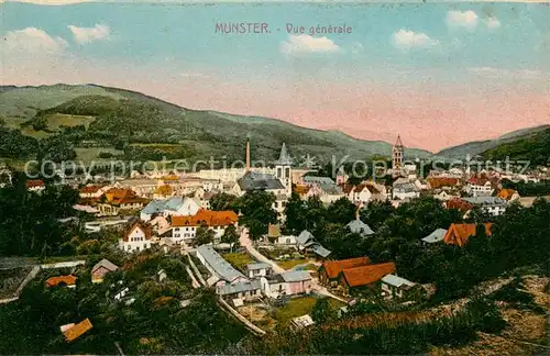 AK / Ansichtskarte Munster_Haut_Rhin_Elsass Vue generale Munster_Haut_Rhin_Elsass