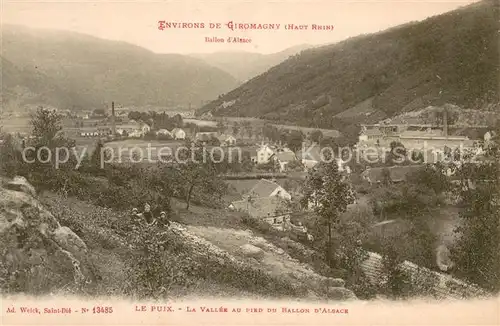 AK / Ansichtskarte Lepuix Panorama Vallee au pied du Ballon d Alsace Lepuix