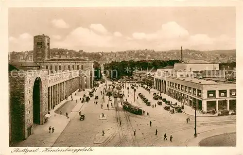 AK / Ansichtskarte Stuttgart Hindenburgplatz Stuttgart