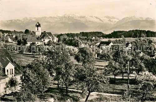 AK / Ansichtskarte Hinwil Panorama Alpenblick Hinwil