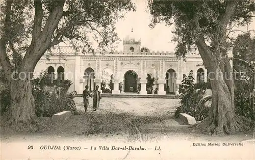 AK / Ansichtskarte Oudjda Villa Dar el Baraka Oudjda