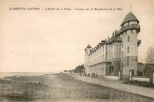 AK / Ansichtskarte Saint Brevin l_Ocean_Loire_Atlantique Hotel de la plage Casino sur le Boulevard de la Mer Saint Brevin l_Ocean