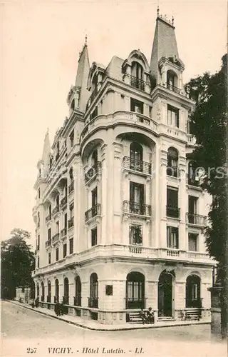 AK / Ansichtskarte Vichy_Allier Hotel Lutetia Vichy Allier