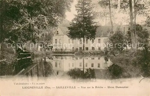 AK / Ansichtskarte Laigneville Sailleville vue sur la Breche Usine Dumoutier Laigneville
