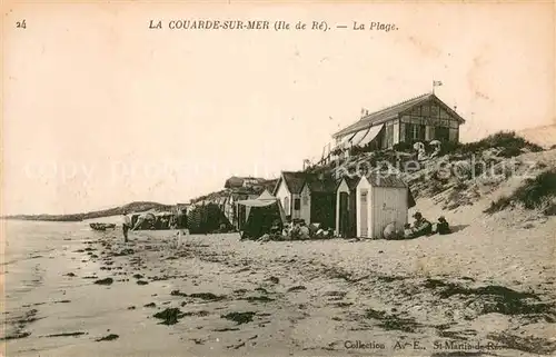 AK / Ansichtskarte La_Couarde sur Mer La plage La_Couarde sur Mer