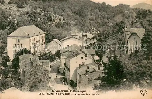 AK / Ansichtskarte Saint Nectaire_Puy_de_Dome Vue sur les hotels Saint Nectaire_Puy