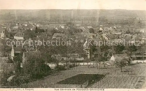 AK / Ansichtskarte Pougues les Eaux et Gravieres vue generale Pougues les Eaux