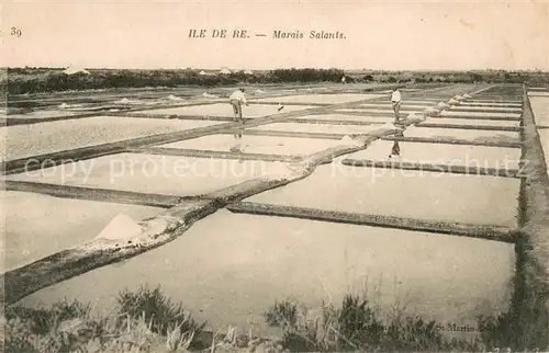AK / Ansichtskarte Ile_de_Re Marais Salants Ile_de_Re