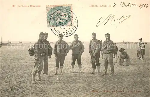 AK / Ansichtskarte Berck Plage Pecheurs Berckois Berck Plage