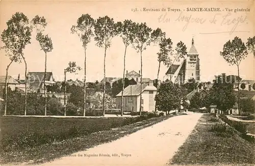 AK / Ansichtskarte Sainte Maure Vue generale Sainte Maure