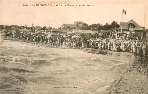 AK / Ansichtskarte La_Bernerie en Retz La plage a maree haute La_Bernerie en Retz