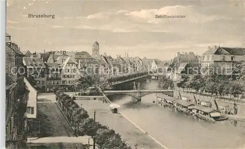 AK / Ansichtskarte Strasbourg_Alsace Schiffleutstaden Strasbourg Alsace