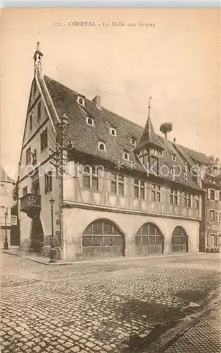 AK / Ansichtskarte Obernai_Bas_Rhin La Halle aux Grains Obernai_Bas_Rhin