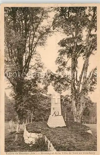 AK / Ansichtskarte Gaschney_Le Monument de la Ville Gaschney_Le