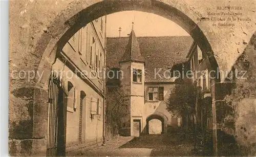AK / Ansichtskarte Riquewihr_Haut_Rhin Maison Paul Sigrist Riquewihr_Haut_Rhin