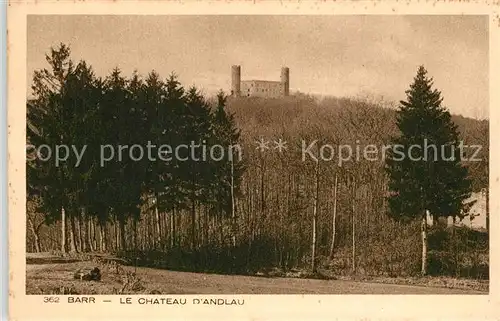 AK / Ansichtskarte Barr_Bas Rhin Chateau d`Andlau Barr Bas Rhin
