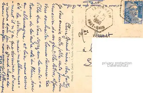 AK / Ansichtskarte Neuf Brisach_Neu Breisach Rhin  