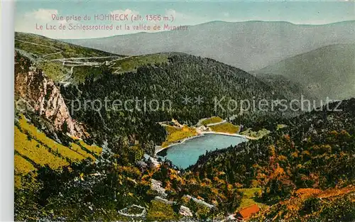 AK / Ansichtskarte Hohneck Lac de Schiessrotried et vall?e de M?nster Hohneck