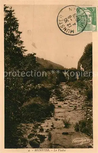 AK / Ansichtskarte Munster_Haut_Rhin_Elsass Viaduc Munster_Haut_Rhin_Elsass