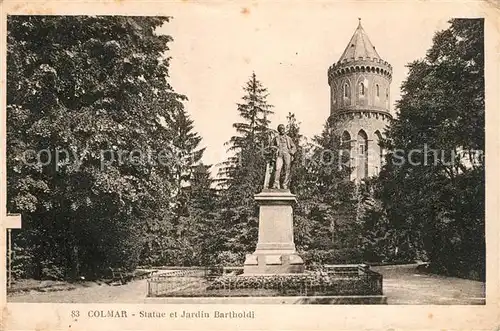 AK / Ansichtskarte Colmar_Haut_Rhin_Elsass Jardin Bartholdi Colmar_Haut_Rhin_Elsass