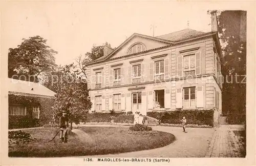 AK / Ansichtskarte Marolles les Braults Villa Jardin Marolles les Braults