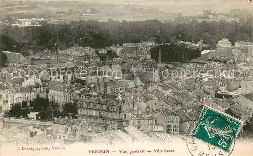 AK / Ansichtskarte VERDUN_Meuse Vue generale Ville basse Verdun Meuse