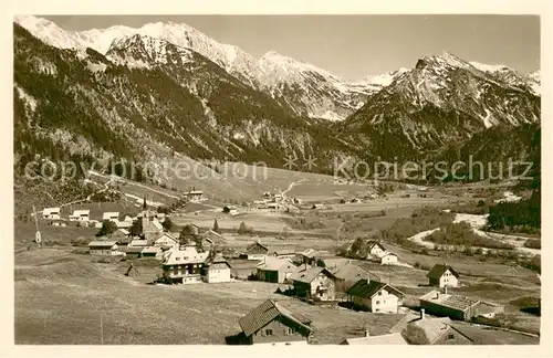 AK / Ansichtskarte Bad_Hindelang Panorama Kurort Allgaeuer Alpen Bad_Hindelang