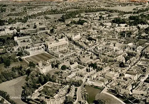 AK / Ansichtskarte Cambridge_Cambridgeshire from the air Cambridge Cambridgeshire