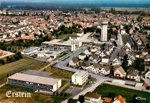 AK / Ansichtskarte Erstein College et le C.E.S. Romain Rolland vue aerienne Erstein