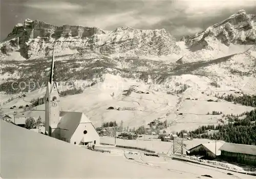 AK / Ansichtskarte La_Villa_Val_Badia Winterpanorama Dolomiten La_Villa_Val_Badia