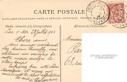 AK / Ansichtskarte Luc sur Mer La Passerelle Luc sur Mer