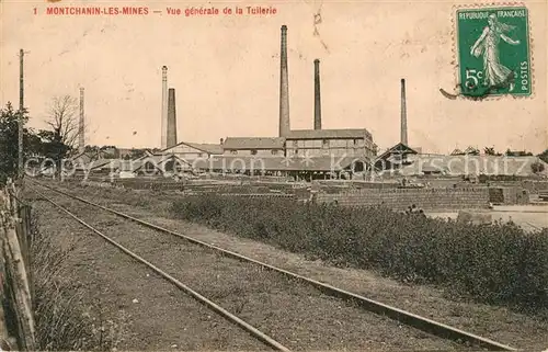 AK / Ansichtskarte Montchanin_les_Mines Vue generale de la Tuilerie Industrie 