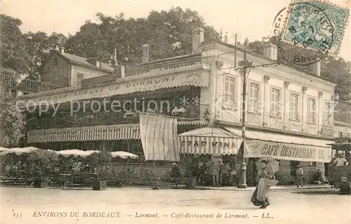 AK / Ansichtskarte Lormont Cafe Restaurant de Lormont Lormont