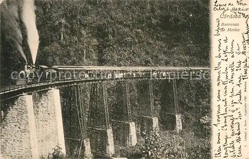 AK / Ansichtskarte Cordoba_Andalucia Barranca de Metlac Cordoba Andalucia