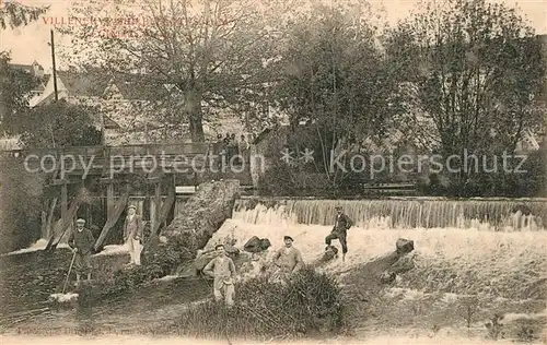 AK / Ansichtskarte Villeneuve sur Bellot Partie am Wehr Villeneuve sur Bellot