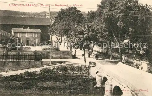 AK / Ansichtskarte Ligny en Barrois Boulevard de l Ornain Ligny en Barrois