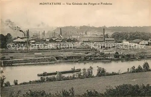 AK / Ansichtskarte Montataire Vue generale des Forges et Fonderies Montataire