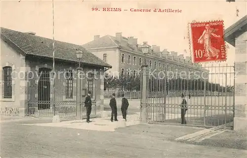 AK / Ansichtskarte Reims_Champagne_Ardenne Caserne d Artillerie Reims_Champagne_Ardenne