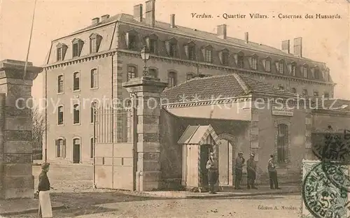 AK / Ansichtskarte VERDUN_Meuse Quartier Villars Casernes des Hussards Verdun Meuse
