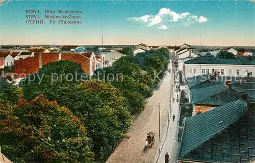 AK / Ansichtskarte Stryj_Stryi_Ukraina Ulica Mickiewicza 