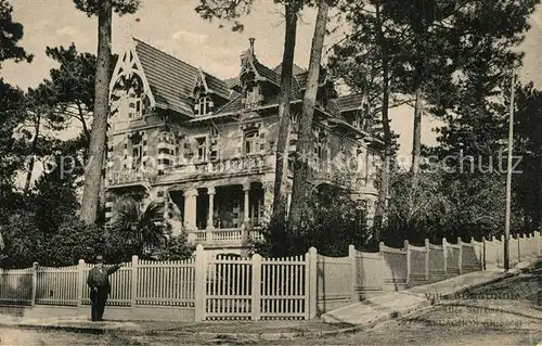 AK / Ansichtskarte Arcachon_Gironde Villa Burgundia Arcachon Gironde