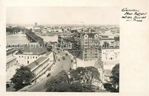 AK / Ansichtskarte Warschau_Masowien Panorama Warschau Masowien