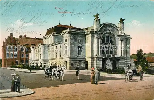 AK / Ansichtskarte Thorn_Westpreussen Stadttheater Thorn_Westpreussen