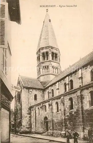 AK / Ansichtskarte Schlestadt Eglise Sainte Foi Schlestadt