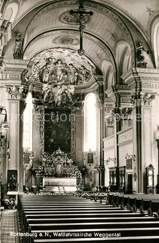 AK / Ansichtskarte Rottenburg_Neckar Wallfahrtskirche Weggental Rottenburg Neckar