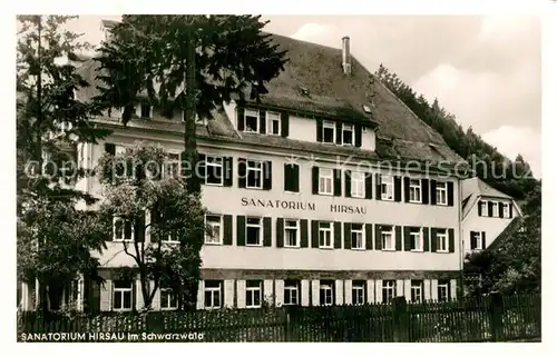 AK / Ansichtskarte Hirsau Sanatorium Hirsau Hirsau