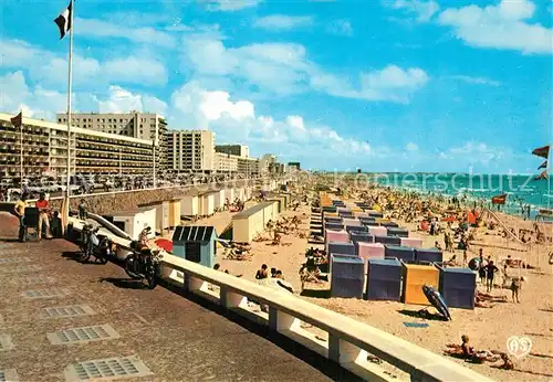 AK / Ansichtskarte Saint_Jean_de_Monts La Plage et lEsplanade de la Mer Saint_Jean_de_Monts